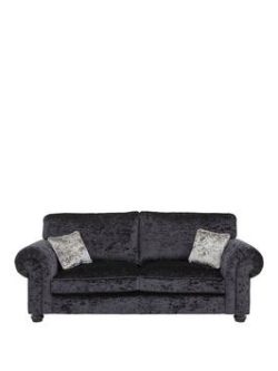 Laurence Llewelyn-Bowen Scarpa Fabric Standard Back 3-Seater Sofa